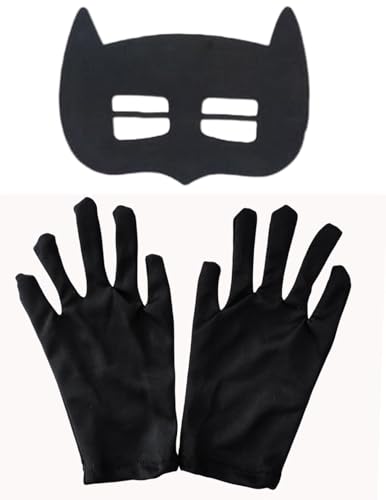 Image of BookMyCostume Kids Superhero Cape and Eye Mask Set for Boys & Girls - Fancy Dress for School Annual Day, Dance Drama & Theme Birthday Return Gift | Aged 3-10 Years