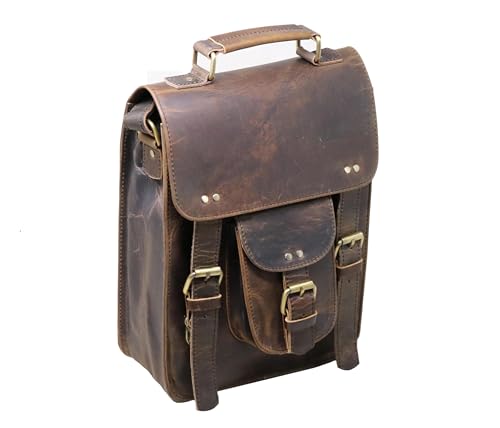 jaald Genuine Leather Messenger Bag Vintage Laptop Crossbody Bag Satchel Man Purse Shoulder Bag for man woman office bag3