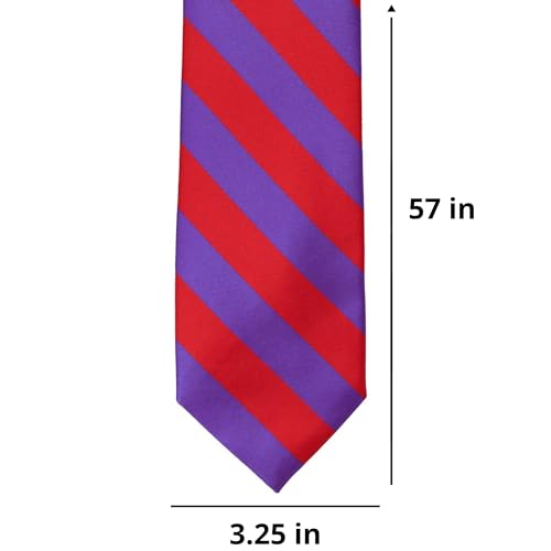 Image of tiemart Men's Striped Tie Standard Length