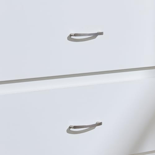 Image of Home Centre | Helios Alton | 4 Drawers | Engineered Wood | Bed Side Tables | White | 1 Year Warranty