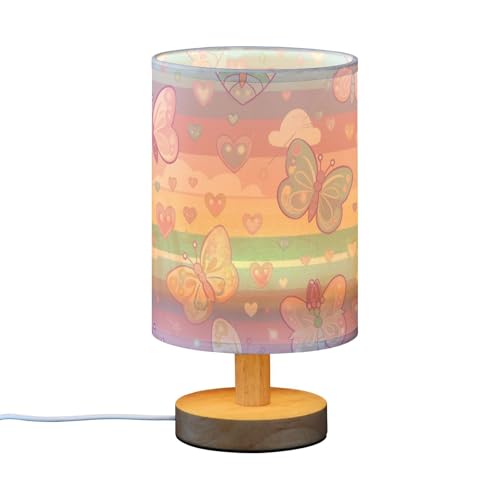 Lámpara de mesa lectura con diseño cartoon mariposas miniatura 2