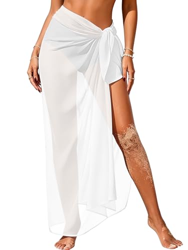 Image of CHICGAL Sarong Wraps Swimsuit Coverup for Women Bathing Suit Cover Up Summer Bikini Beach Swimwear 2026