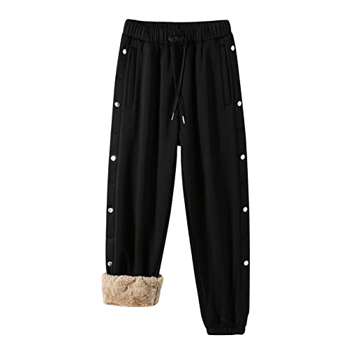 Pantalon de jogging homme polaire contre le froid hivernal lors des activités de sport