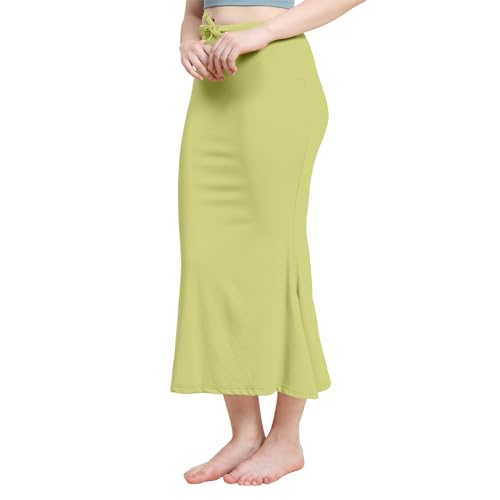 Image of Amazon Brand - Anarva Women Cotton Blended Saree Shapewear Regular Petticoat Skirt For Saree