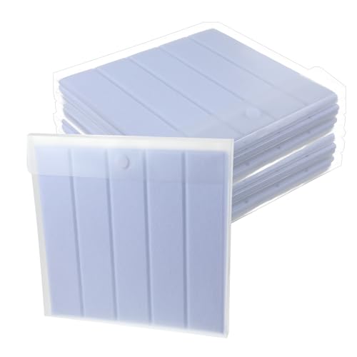 Image of 24 Pcs 12 x 12 Scrapbook Paper Storage Organizer Top Loading Plastic Craft Paper Holder Storage Organization for Holding Scrapbook Vinyl Files Photos, Clear