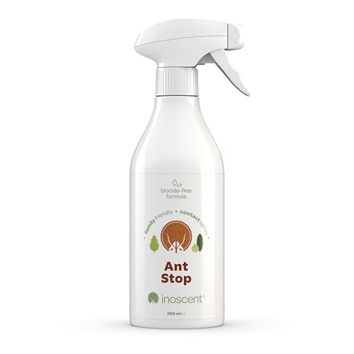Inoscent Ant Killer Spray (500ml) for Indoor and Outdoor - Non-Toxic Pet & Family Safe. Eco Friendly Non-Staining | Kills on Contact. Ant Control for Home & Garden