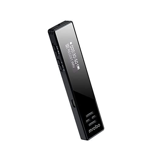 Gravador De Voz Digital Recarregável 16GB 1536kbps Cardápio Português 38h De Uso Prolongado Redução