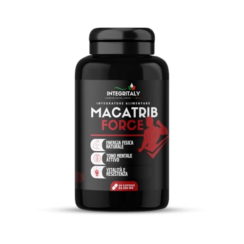 #Commissioniguadagnate<br>Integratore Alimentare con Maca Peruviana e Tribulus Terrestris 60 Capsule Made in Italy