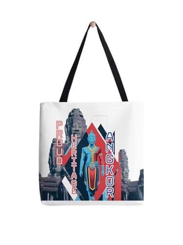 Sac fourre-tout Angkor le cadeau idéal et symbolique pour passionné d'art