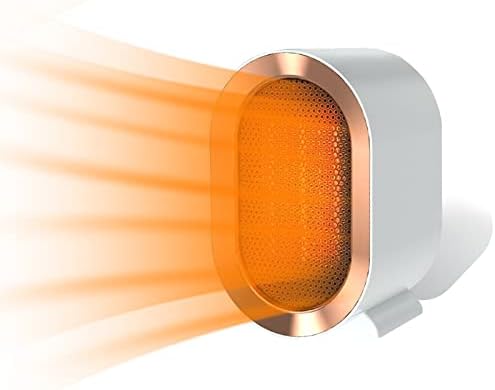 800W/1200W Energy Efficient Electric Heater,Portable Ceramic Plug in Fan Heater,2-Mode Electric PTC Ceramic Heater,Quiet,Multiple Protection,Overheating Tilt Protection,for Home Bedroom