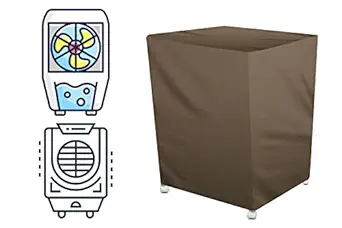 The Furnishing Tree Air Cooler Cover compatible for Symphony Touch Personal 80 Ltr Desert Cooler, Ployester, Beige