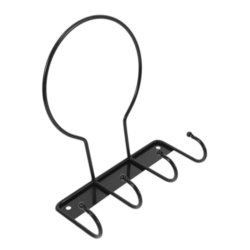 Anneome Wall Mounted Basketball Storage Rack Hooks Heavy Duty Multi-Sport