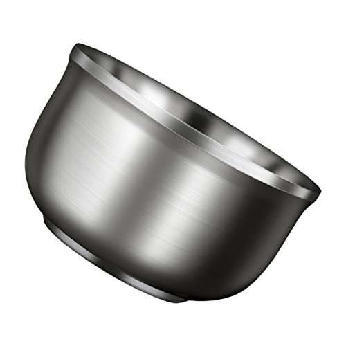 PRETYZOOM Stainless Steel Double Wall Insulated Noodle Bowl Rice and Soup Container Kitchen Supplies for Home Use Easy Clean and Store for Salad and Cereal