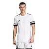 adidas Men's SQUADRA25 Jersey Short Sleeve, White/Black, 3XL #1