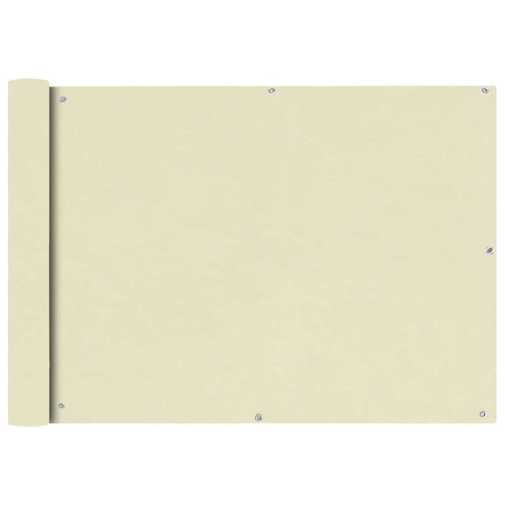 Écran de balcon en tissu Oxford de qualité supérieure avec œillets aluminium durables 600 cm
