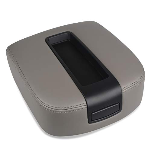 VANJING Compatible with Center Console Lid Armrest Cover Kit Chevy GMC Avalanche Silverado Tahoe Suburban Yukon Yukon XL Sierra 2007-2013 -Replaces 15217111 15941534