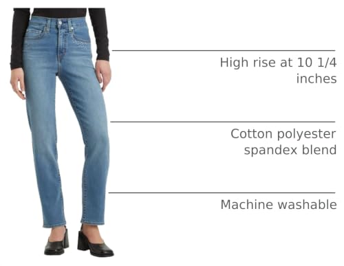Image of Levi's Women's 724 High Rise Straight Jeans