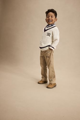 Gymboree Baby Boys' and Toddler Long Sleeve V-Neck Pullover Sweater3