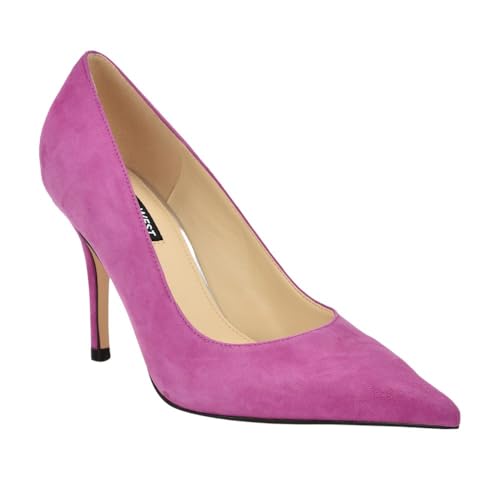 Image of Nine West Women's Gemmha Dark Pink Suede 8.5 Medium