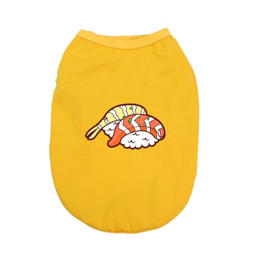 CNJKS 犬 服 おしゃれ 可愛い服犬ドッグウェア ペット犬服 ドッグウエアペット ペット服 小型犬 中型 プレゼント お出掛けTシャツ ノースリーブ 袖なし 3XL 通気性 貝殻柄 Tシャツ お散歩 仮装 デザイン1 抜け毛防止