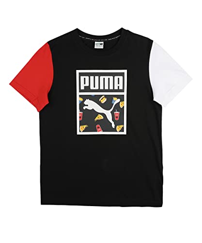 Image of Puma Boy's Letter Print Regular Fit T-Shirt