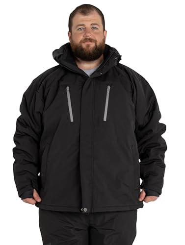 Mens Insulated Soft Shell Jacket Coat Big 2X-7X Siberian