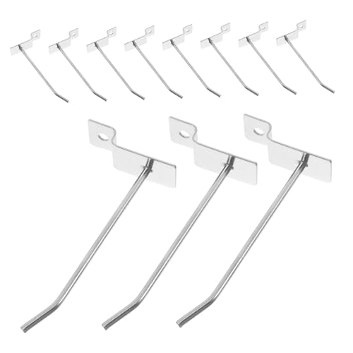 Cabilock Commercial Grade Slatwall Hook Set 20pcs Display Hooks for Retail Slatwall and Home Organizati