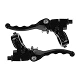 PAMINGONO 1satz Bremshebel Und Kupplungshebel Faltbare Schwarze Griffe Für Atv Und Offroad-motorräder Installieren Stilvolles Design Langlebig