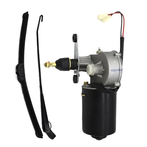Niesel Elektrischer Scheibenwischersatz, 12V elektrischer Scheibenwischer | Wischermotorsatz Scheibenwischer | Fahrzeugwischer-Ersatzteile, 12-V-Elektromotor-Fensterwischer für Dreirad, UTV, Boot