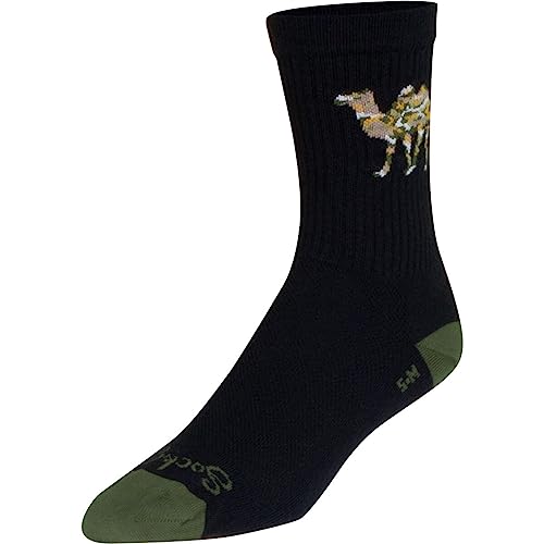 SockGuy Camelflage 6In Sock One Color, S/M4
