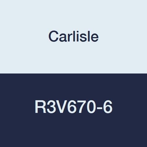 Carlisle R3V670-6 Rubber Wedge-Band Wrapped-Molded Banded Belts, 68.1