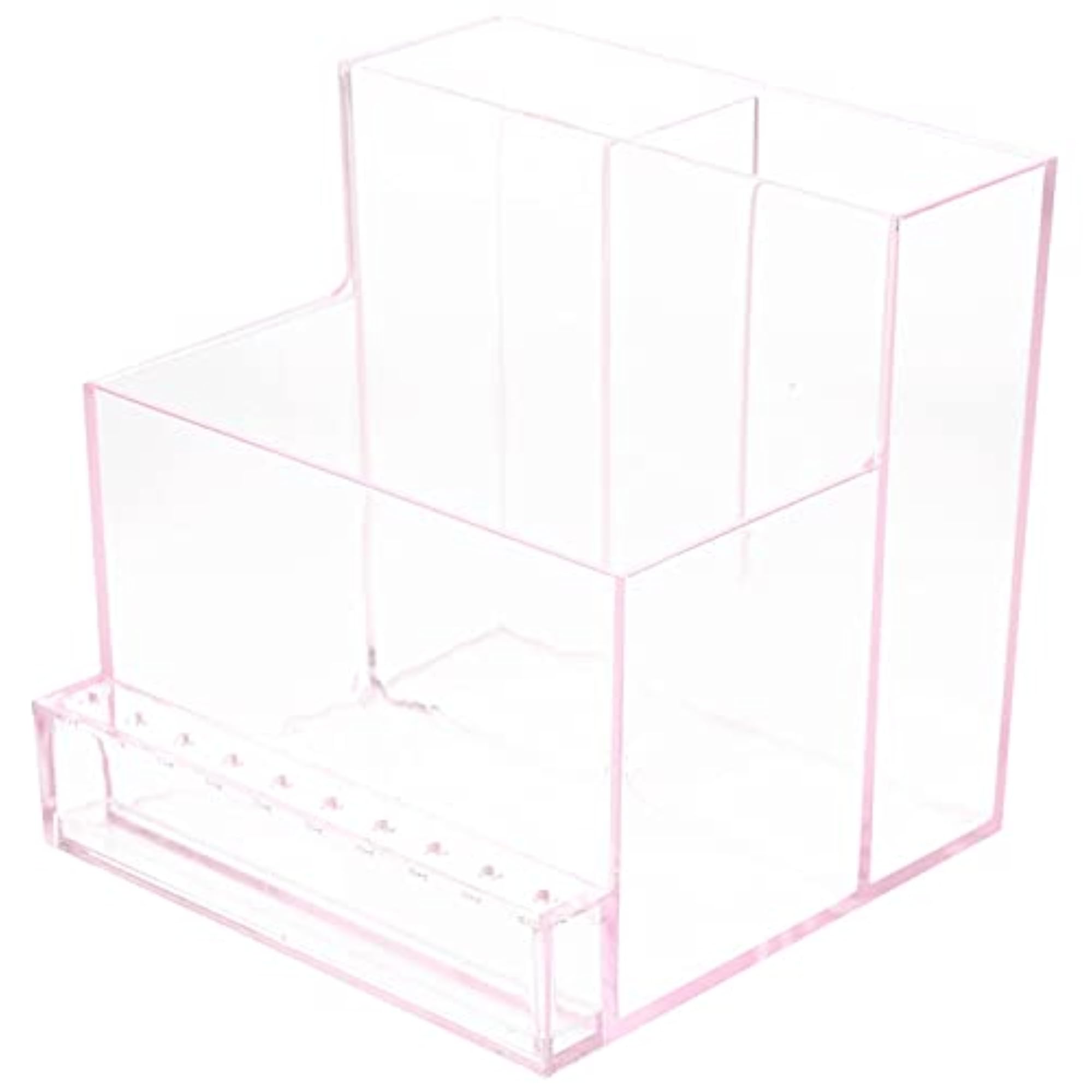 Clear Nail Polish Organizer Storage Box for Cosmetics