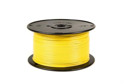 Câble calibre 16 jaune WirthCo 81105 conducteur plastique 30m