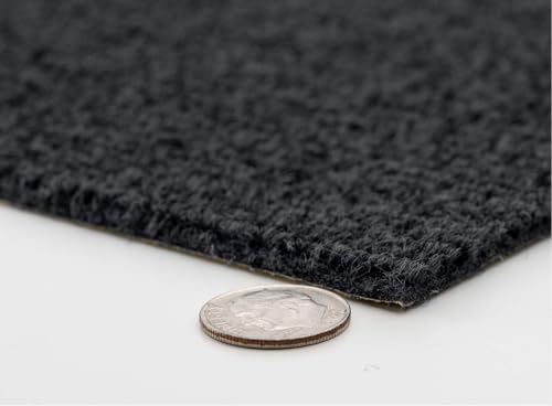 Image of Premium Self-Adhesive Floor Covering, Low Maintenance, and Budget-Friendly Ribbed Floor Carpet Tiles 30 Cm X 30 Cm x 6mm x 1 Tiles (Area Cover 1 Sq. Feet)(Pack of 1)