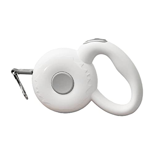 D-GROEE Pet Traction Rope Adjustable Towing One Key Operate Automatic Extending Pet Dog Traction Rope Pet Supplies Grey