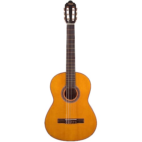 Image of Valencia 200 Series Classical Guitar 4 /4 size Antique Natural with Truss Rod VC214