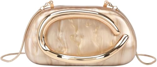 Image of Gets Acrylic Purses and Handbags for Women Multicolor Perspex Geometric Patterns Box Clutch Banquet Evening Crossbody Handbag