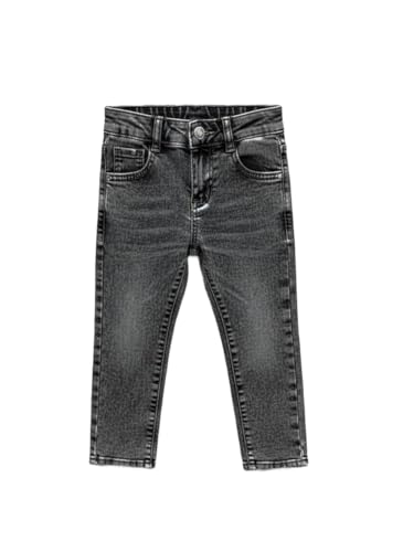 Image of A.T.U.N. (ALL THINGS UBER NICE) Boys Cotton Stretchable Straight Fit Denim Jeans | Soft Washed Mid Rise Comfort Jeans for Everyday Wear | Durable Stylish Casual Bottom Wear
