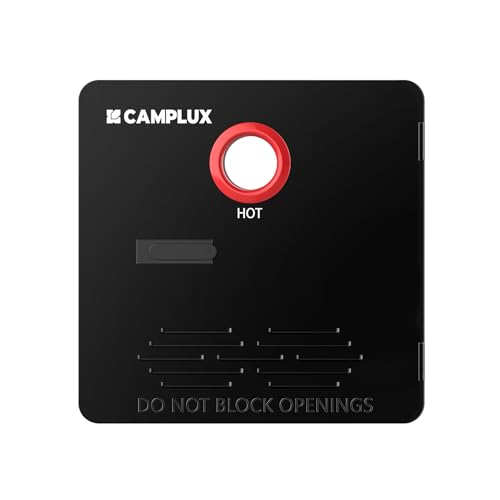 Image of CAMPLUX RV Water Heater Door 15 x 15 Inches, RV Water Heater Access Cover for 4 /6 Gallons RV Tank Water Heater, Black