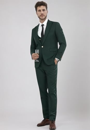 Men's Suits for Men Slim Fit Double Breasted Suit Men 3 Piece Set Mens Suit for Groom Wedding Prom Party Business4