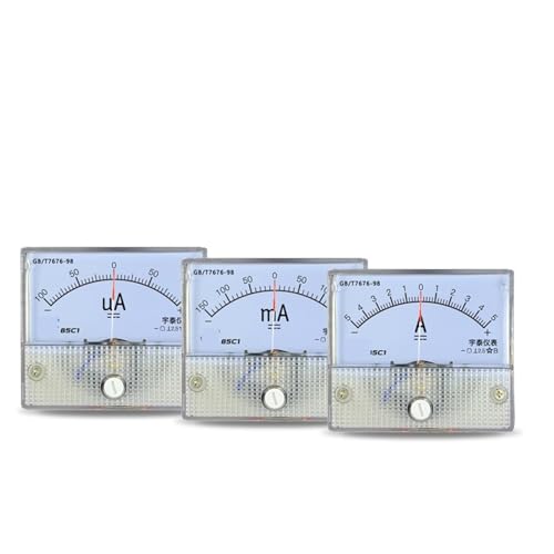 Ampèremètre DC bidirectionnel 85c1 cadran analogique pour mesure courant continu