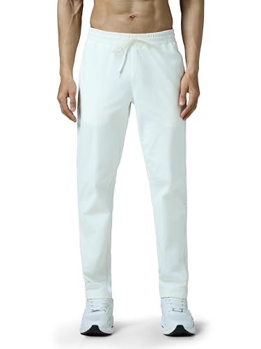 Image of TECHNOSPORT Men's Slim Fit Cricket Trackpants - Lightweight, Breathable, Dry Fit Sports Trackpants for Match Sports & Regular Use