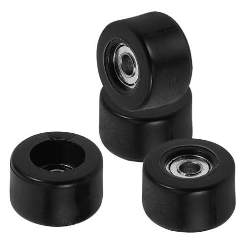Totority Finger Skateboard Wheels Set of 4 with High-Speed Bearings for Skateboarding Tricks