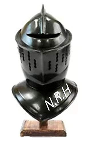 Nautical Replica Hub Armour European Knight Armor Helmet Medieval Costume Medieval Crusader Spartan Halloween Helmet