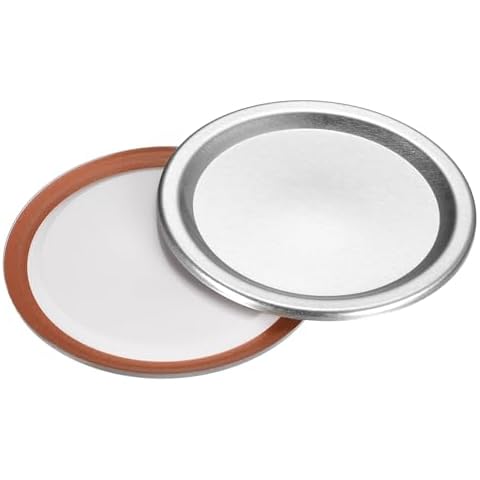 sourcing map Wide Mouth Canning Lids, 72pcs Cover