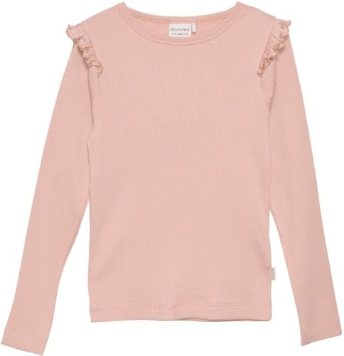 T-Shirt Ls Rib-Girl Fille Minymo en maille côtelée pour enfant