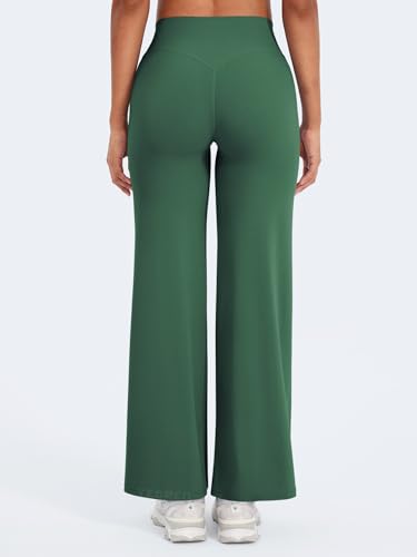 Image of YEOREO Ease Workout Leggings Womens No Front Seam Straight Leggings 29 inch / 31.5 inch / 33 inch / 35 inch High Waist Buttery Eddiy Yoga Pants