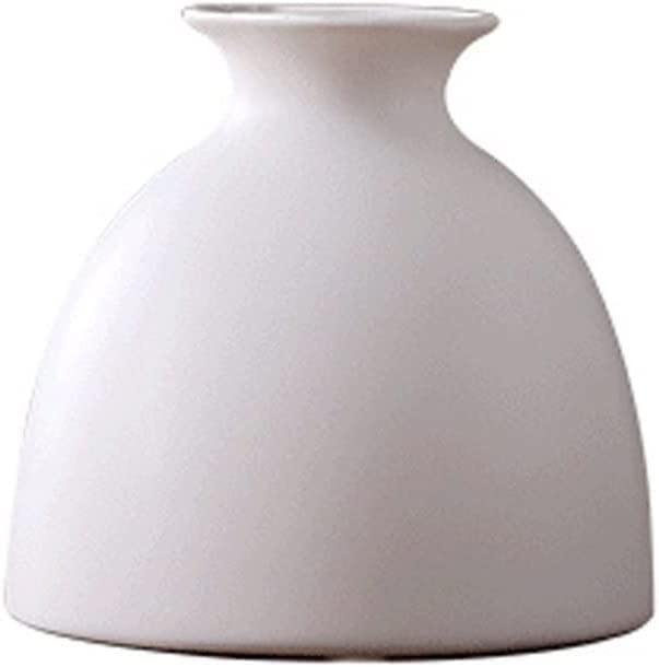 Fleur jaune prune Littlehome avec son vase blanc décoratif de bureau