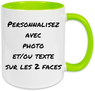 Mug Personnalisable Photo Texte, Tasse A Cafe Personnalisée Préno...