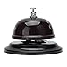 Stainless Steel Service Bell 2 - Pack | Audible Distinct Ring for Hotels/Restaurants/Offices | Polished Glossy Finish with Secure Grip Base | Classic Design Call Bell for Home (Coffee)